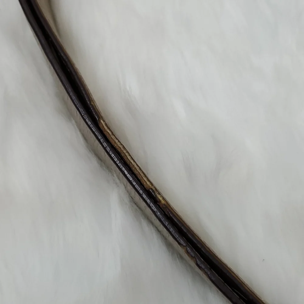 Coach metallic leather